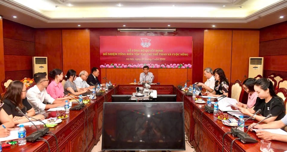 Lãnh đạo Cục TDTT Việt Nam làm việc với Ủy ban Olympic Việt Nam - Ảnh 3.
