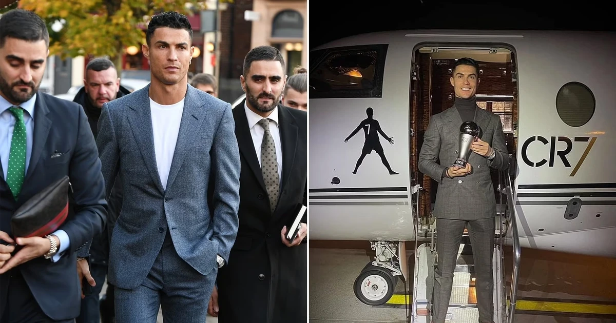 Mang theo 'đội cận vệ' 16 người, Ronaldo bị chỉ trích phô trương