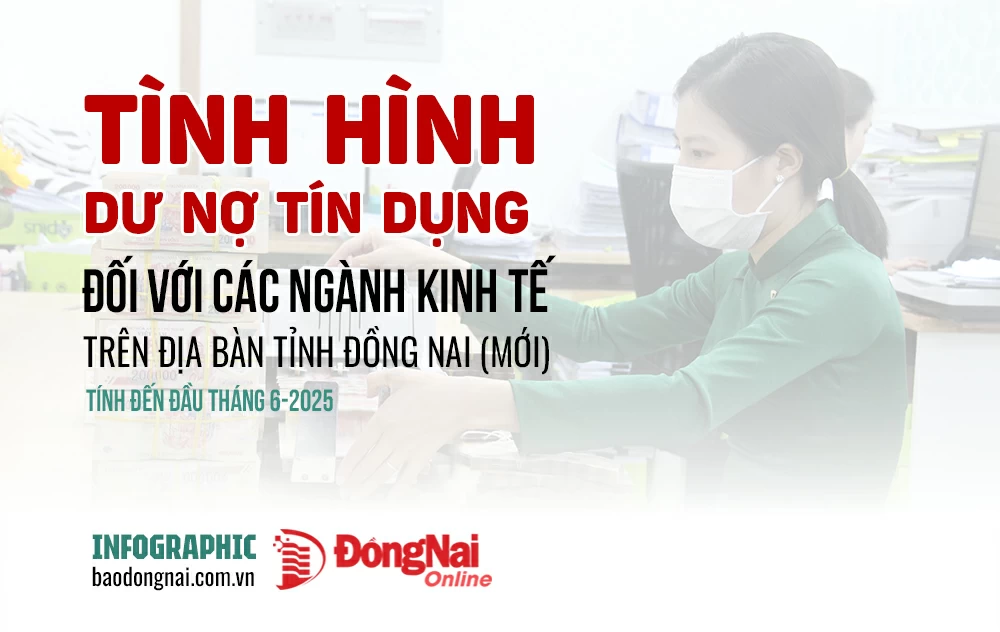 [Infographic] What is the current credit structure of economic sectors in Dong Nai province?