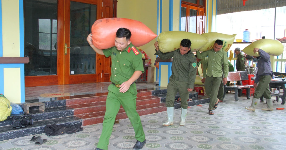 Xã Bảo Nhai di dời khẩn cấp 548 người dân đến nơi an toàn