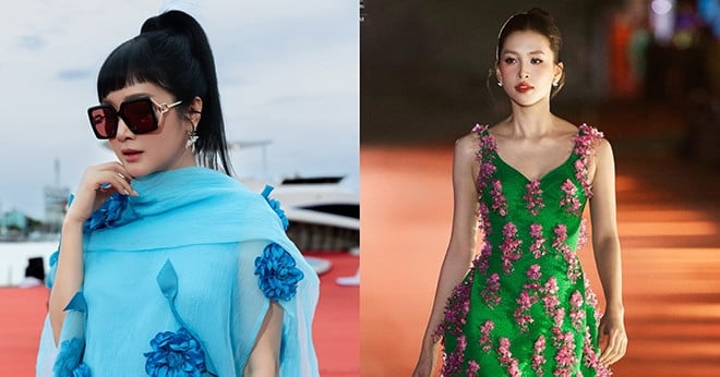 Hoa hậu Giáng My trẻ đẹp 'quên tuổi', Tiểu Vy gợi cảm khi làm vedette