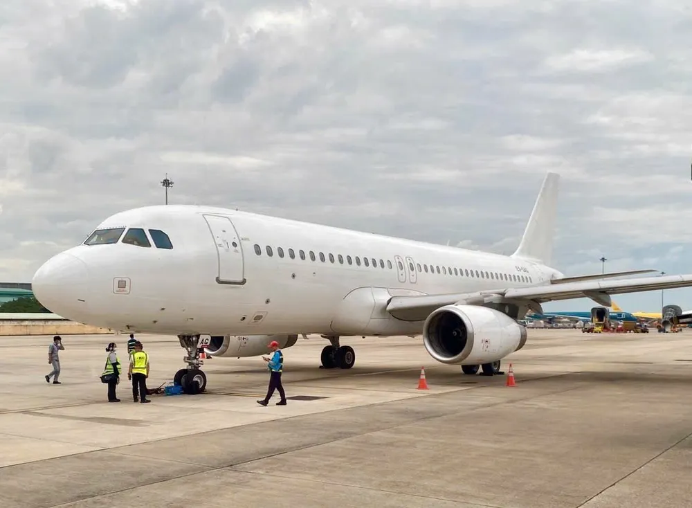 យន្តហោះ A320 ទើបតែត្រូវបានជួលដោយក្រុមហ៊ុនអាកាសចរណ៍វៀតណាម។