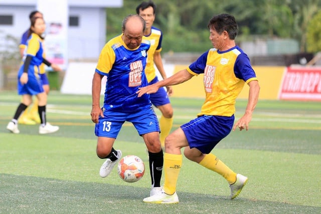 Cong Nham ស៊ុតបានបីគ្រាប់ Hat-trick, Minh 'little' ស៊ុតបញ្ចូលទីបានពីរដងក្នុងរឿងភាគដែលបង្កើតនៅសាកលវិទ្យាល័យ Dong Thap - រូបថតទី 9 ។