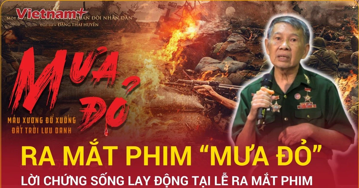 Touching living testimony at the premiere of the war film "Red Rain"