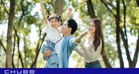Freedom to choose what you need - Peace of mind for what you love with "Chubb - Freedom and happiness"