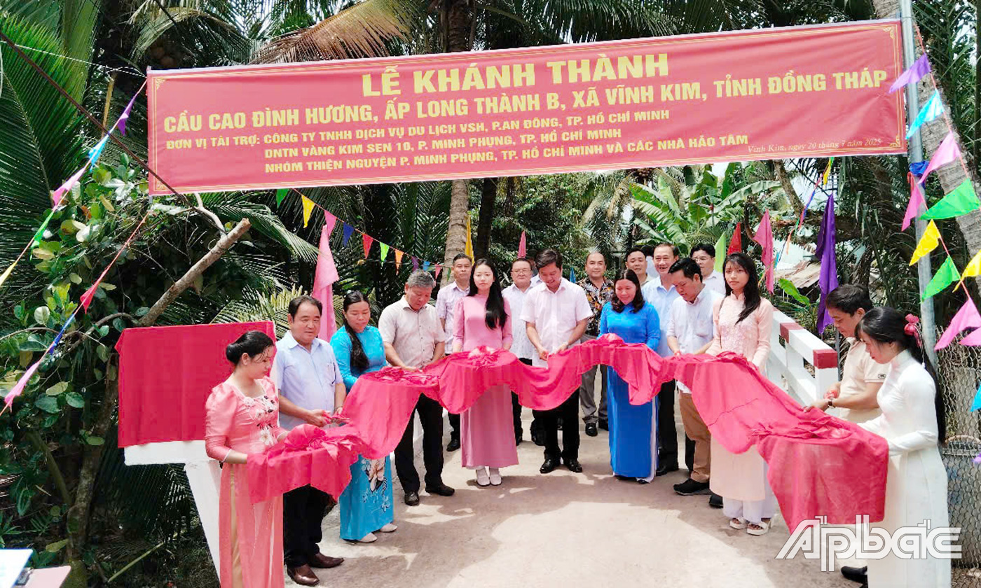 Lễ Khánh thành cầu Cao Đình Hương