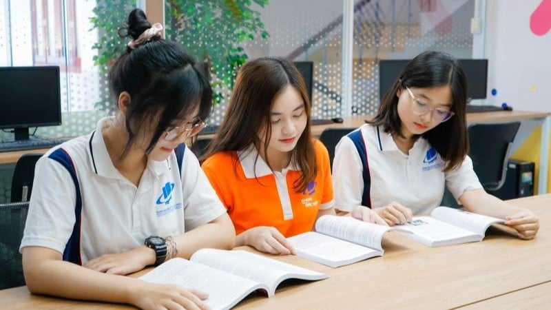 Sinh viên Trường đại học Mở Thành phố Hồ Chí Minh đang học tập.