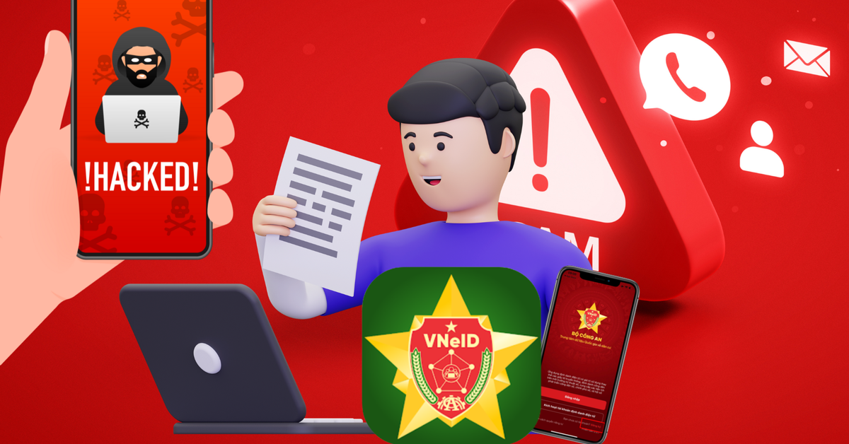 Cảnh báo thủ đoạn lừa đảo cài ứng dụng VNeID giả mạo