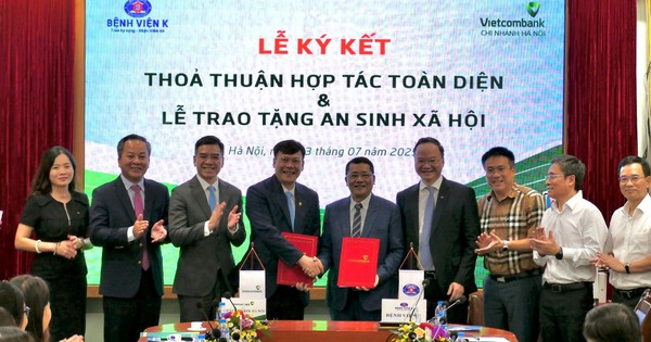 Vietcombank, Bệnh viện K ký hợp tác, thúc đẩy chuyển đổi số y tế