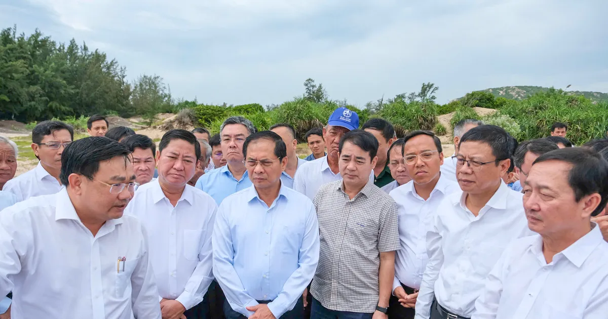 Phó Thủ tướng Bùi Thanh Sơn kiểm tra thực địa 2 dự án Nhà máy điện hạt nhân tại Khánh Hòa