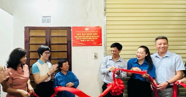 Phường Ba Đình khánh thành công trình sửa chữa nhà Đại đoàn kết