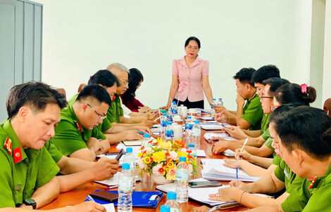 Policía del distrito de Tan Ninh: Superar las dificultades de forma proactiva y mejorar la eficiencia laboral