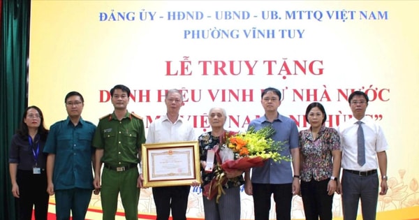 Truy tặng danh hiệu Bà mẹ Việt Nam Anh hùng đối với mẹ Nguyễn Thị Ngọ