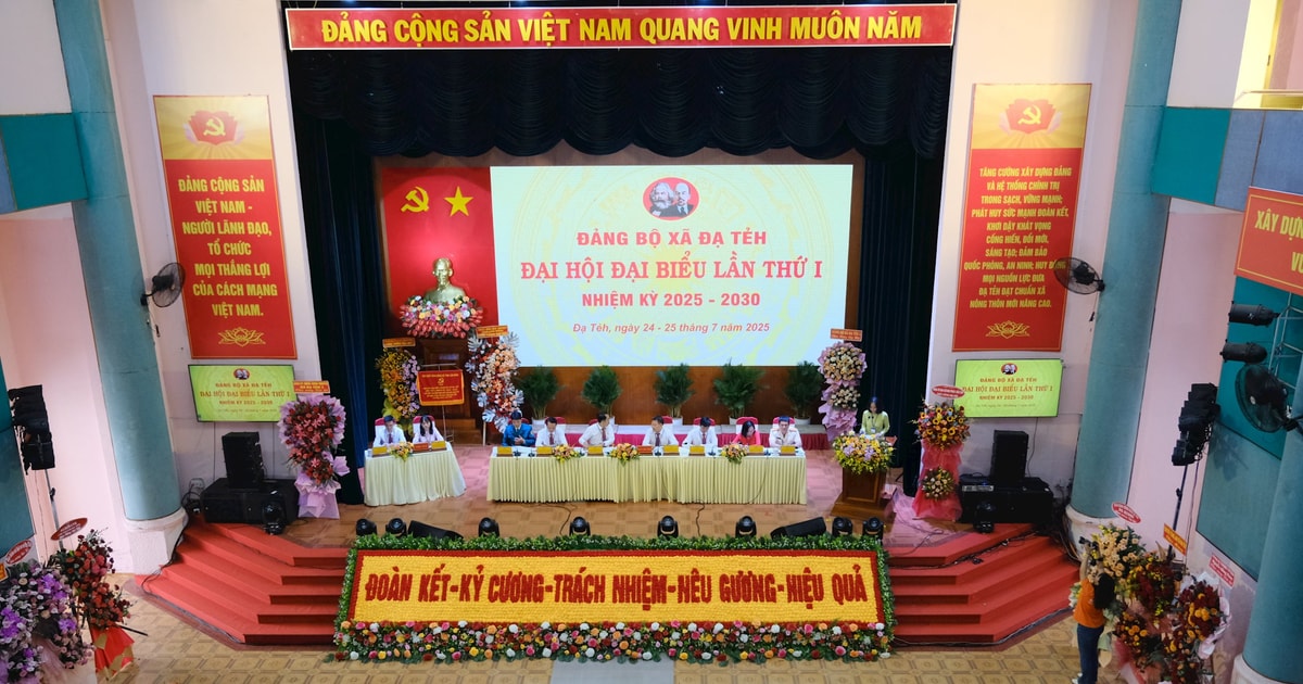Đảng bộ xã Đạ Tẻh Đại hội lần thứ I, nhiệm kỳ 2025-2030
