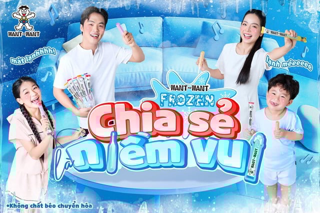 Kem ống Want Want Frozen - Lựa chọn hoàn hảo cho ngày hè oi ả- Ảnh 1.
