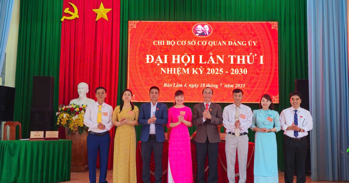 Xã Bảo Lâm 4 sẵn sàng cho Đại hội Đảng bộ lần thứ I