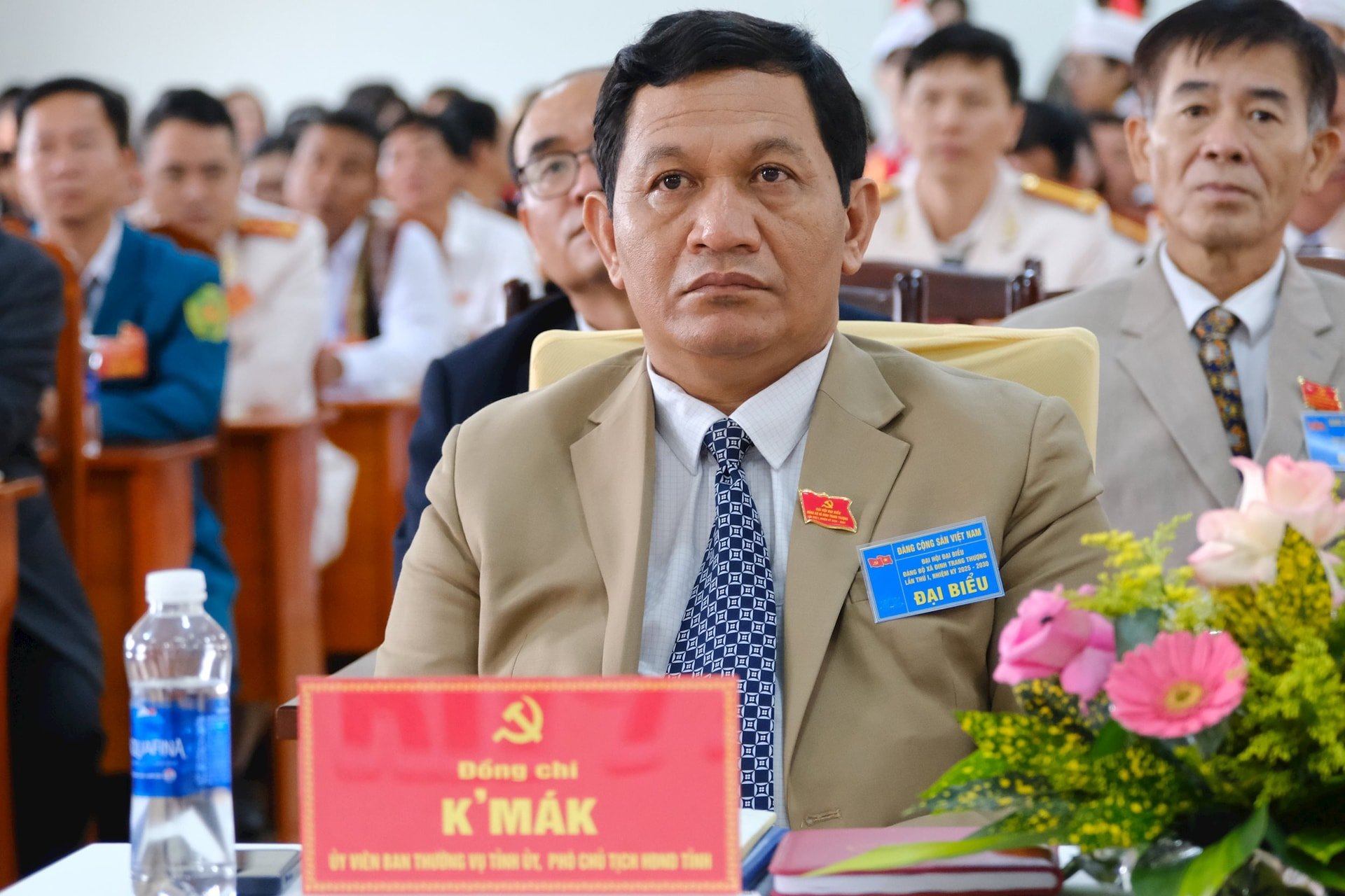 Đồng chí K’Mák - Ủy viên Ban Thường vụ Tỉnh ủy, Phó Chủ tịch HĐND tỉnh Lâm Đồng dự Đại hội đại biểu Đảng bộ xã Đinh Trang Thượng lần thứ I, nhiệm kỳ 2025 – 2030