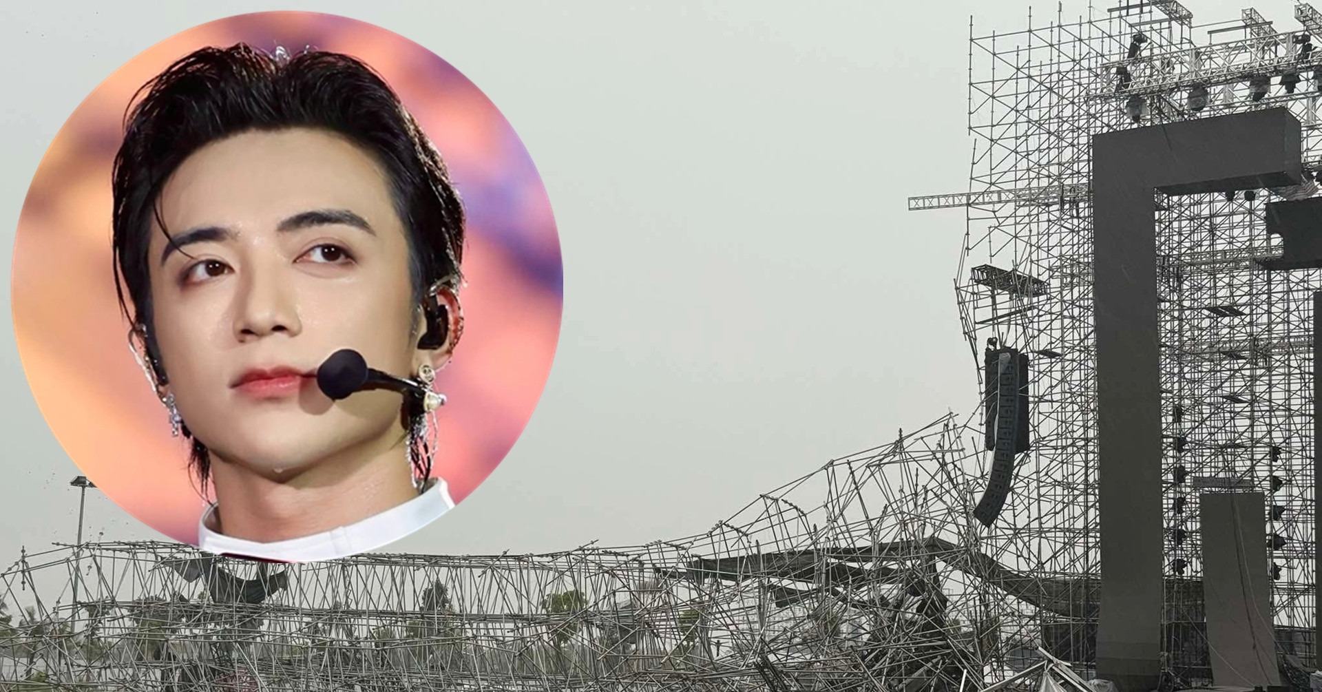 Phạm Quỳnh Anh khóc, Bằng Kiều và dàn sao hát chay an ủi fan vụ sập sân khấu do bão Wipha