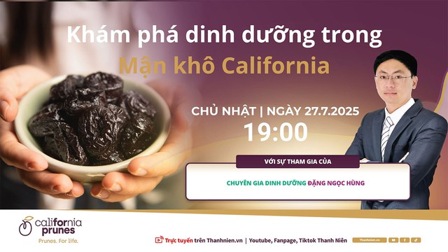 Tọa đàm trực tuyến: Khám phá dinh dưỡng trong Mận khô California- Ảnh 1.