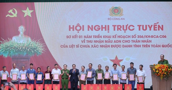 Thủ tướng: Xác minh danh tính liệt sĩ là bổn phận thiêng liêng, là mệnh lệnh từ trái tim