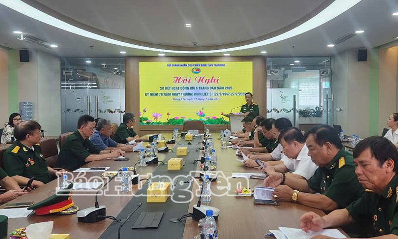 Hội Doanh nhân Cựu chiến binh Thái Bình đạt tổng doanh thu khoảng 2.500 tỷ đồng trong 6 tháng đầu năm 2025