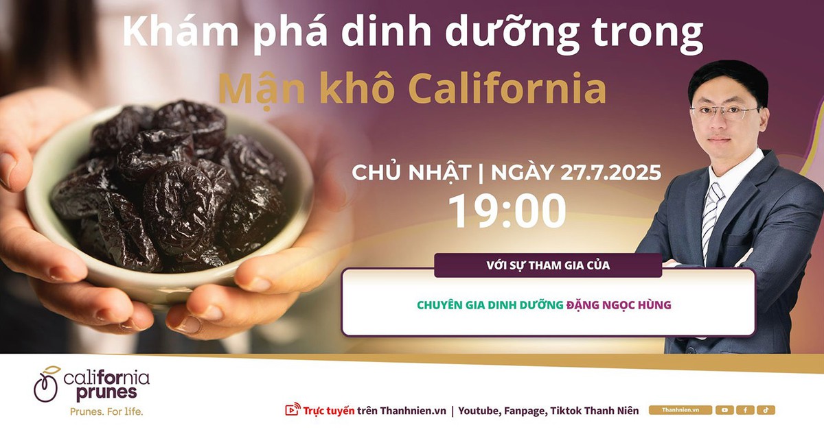 Tọa đàm trực tuyến: Khám phá dinh dưỡng trong Mận khô California