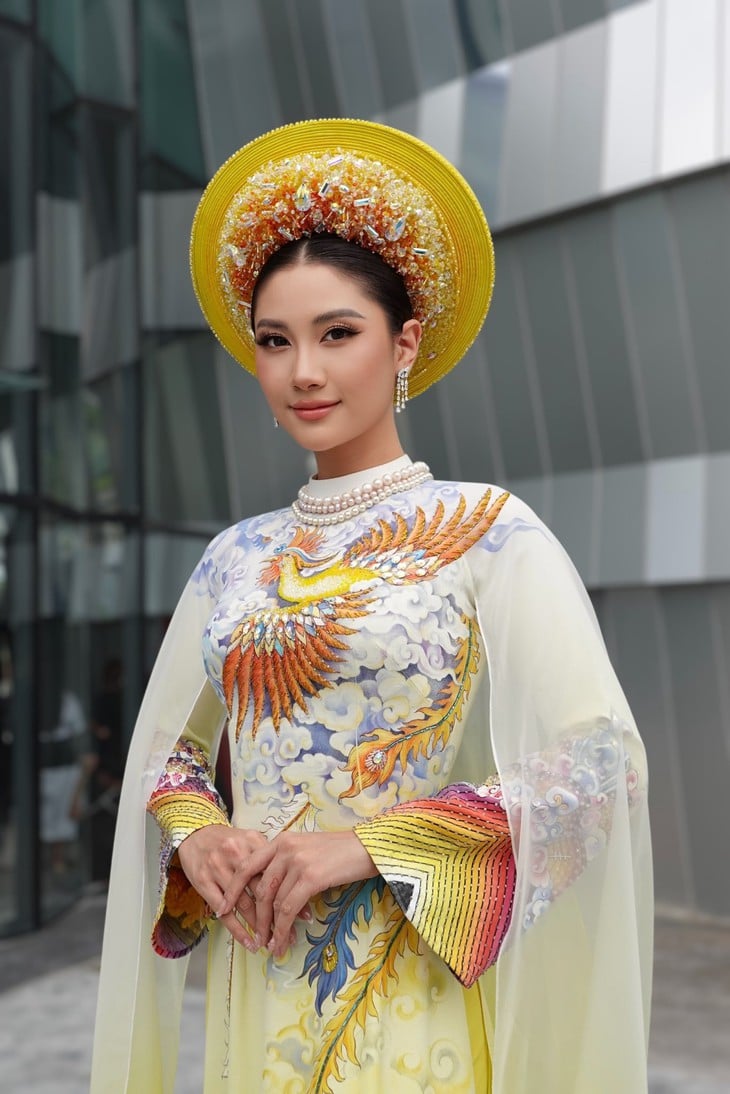 Áo dài của cố ca sĩ Phi Nhung trưng bày tại Vietnam Heritage Áo dài Fest - Ảnh 7.