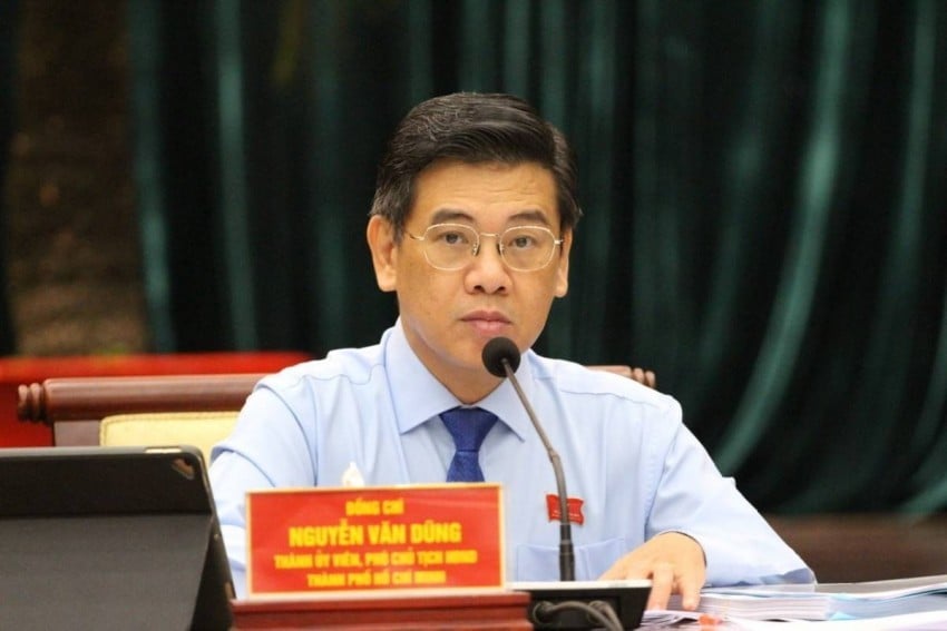 Phó Chủ tịch UBND TP. Hồ Chí Minh Nguyễn Văn Dũng phát biểu. (Ảnh: 