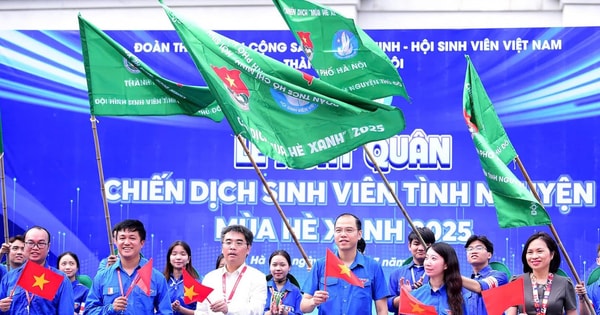 Sinh viên Hà Nội xuất quân Chiến dịch "Mùa hè xanh" 2025