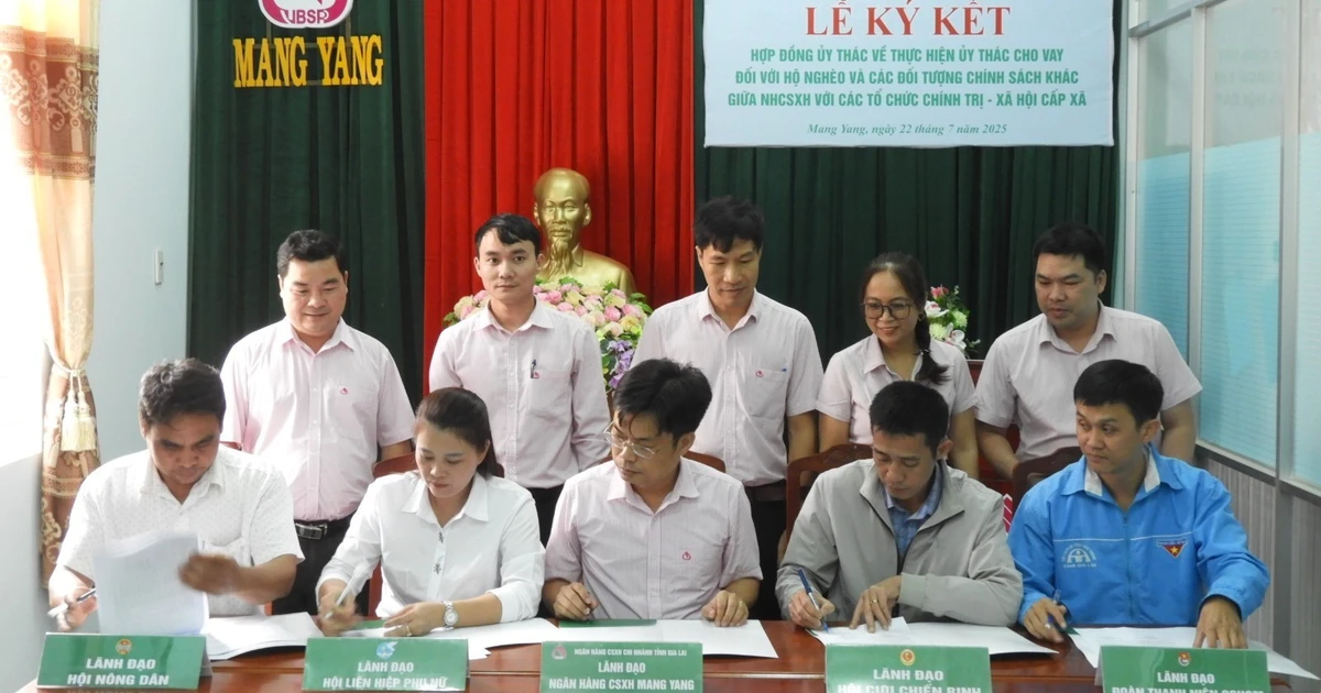 ការិយាល័យប្រតិបត្តិការធនាគារគោលនយោបាយសង្គម Mang Yang ចុះកិច្ចសន្យាជឿទុកចិត្តជាមួយអង្គការសង្គម-នយោបាយ