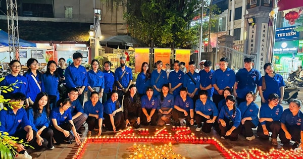 Phường Đống Đa thắp nến tri ân các Anh hùng liệt sĩ
