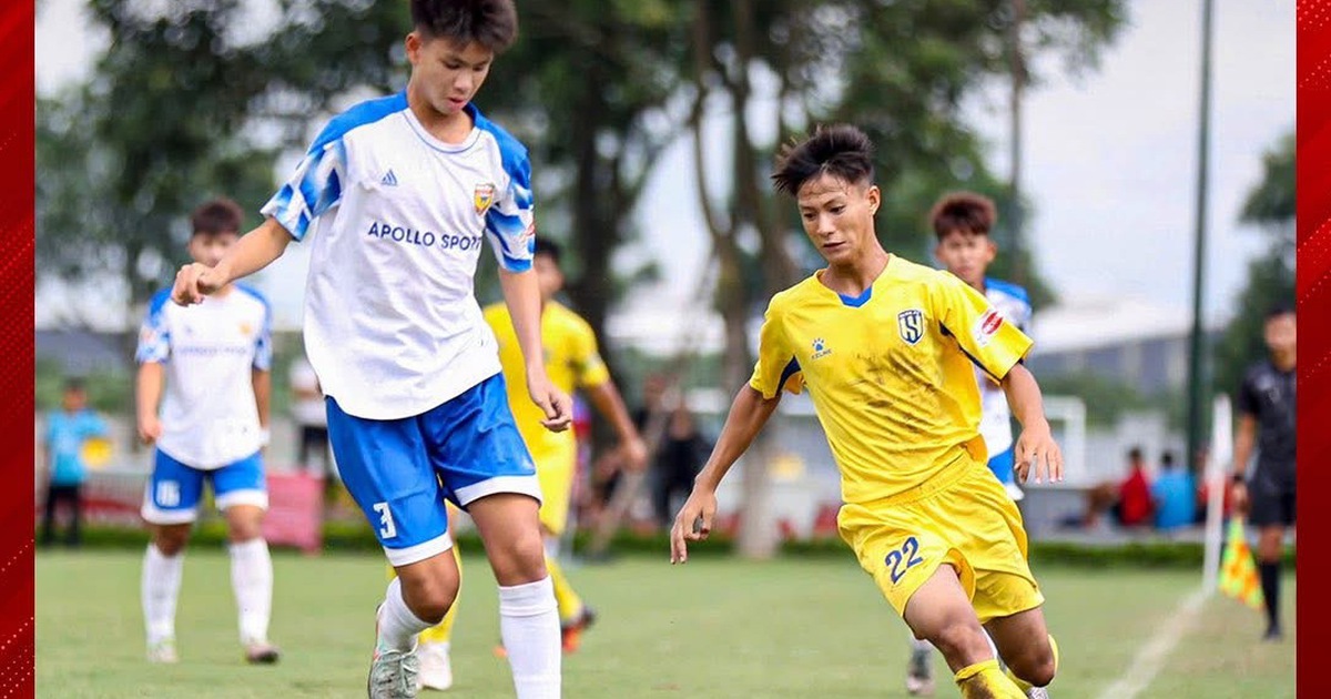 U.15 SLNA và Đắk Lắk cùng đứng đầu bảng, nuôi hy vọng tiến sâu giải U.15 quốc gia