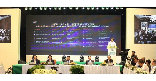 FPT propose 5 orientations stratégiques, en collaboration avec Khanh Hoa, pour développer des percées dans la nouvelle ère