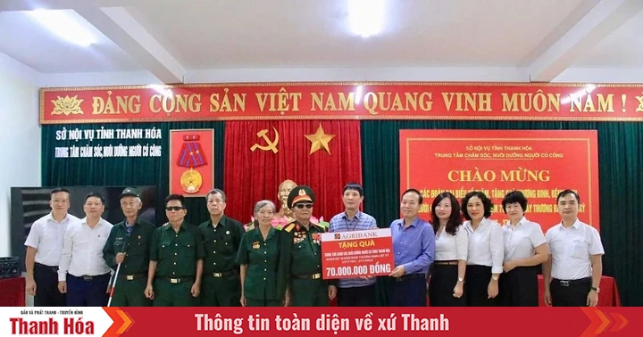 Agribank Thanh Hóa tri ân, tặng quà nhân Ngày Thương binh, liệt sỹ
