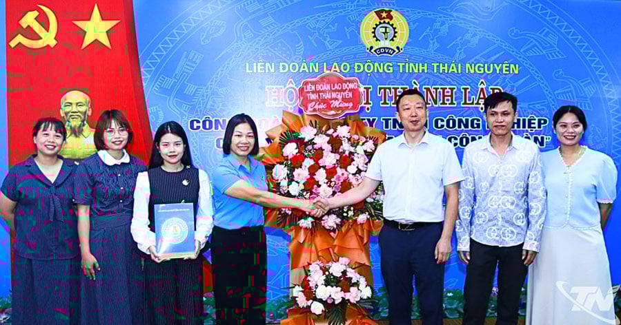 Ra mắt công đoàn cơ sở Công ty TNHH Công nghệ GV.