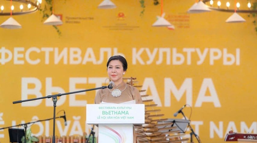 Zum ersten Mal ist der Rote Platz mit vietnamesischen kulturellen Farben und Aromen gefüllt - Foto 2