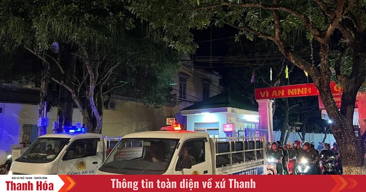 Nhu Thanh Commune Police strengthen security and order