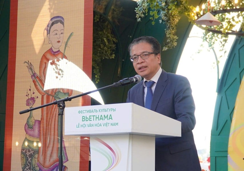 Zum ersten Mal ist der Rote Platz mit vietnamesischen kulturellen Farben und Aromen gefüllt - Foto 3