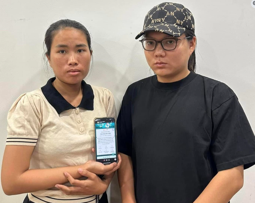 Phạm Thoại và mẹ bé Bắp.