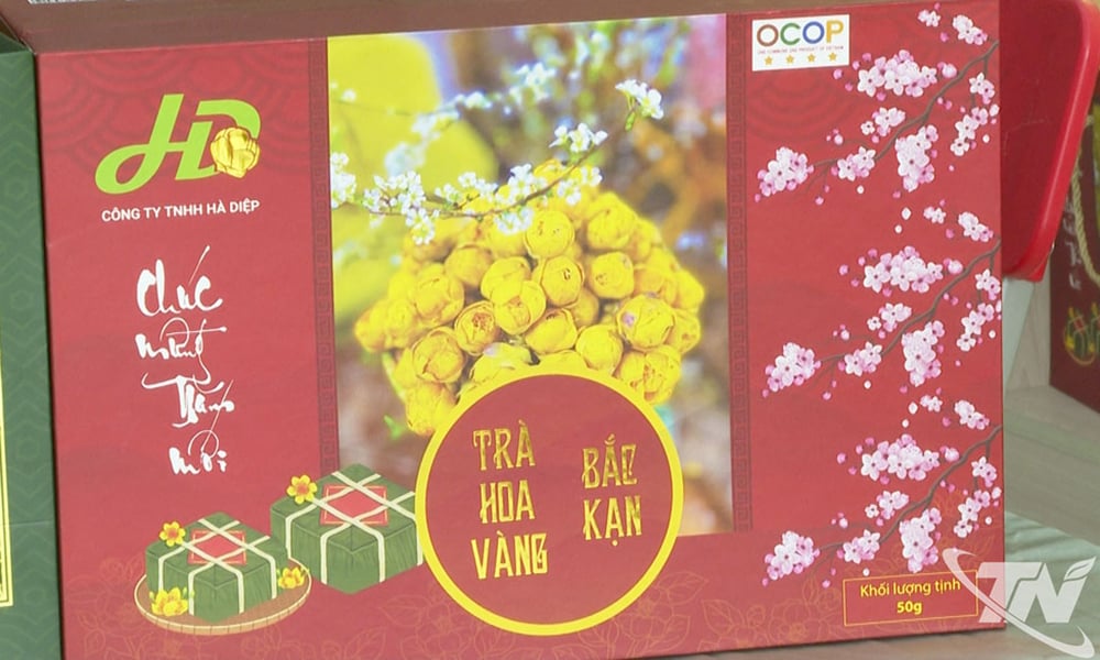 Trà hoa vàng đạt tiêu chuẩn Ocop 4 sao.