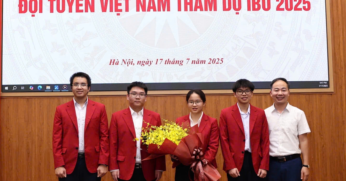 El equipo de Vietnam entre los 10 países con mayores puntuaciones en las Olimpiadas de Biología
