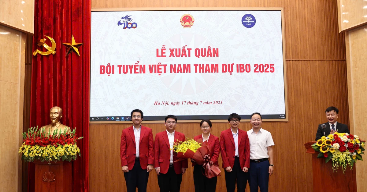 4 học sinh dự thi Olympic Sinh học quốc tế 2025 đều giành huy chương