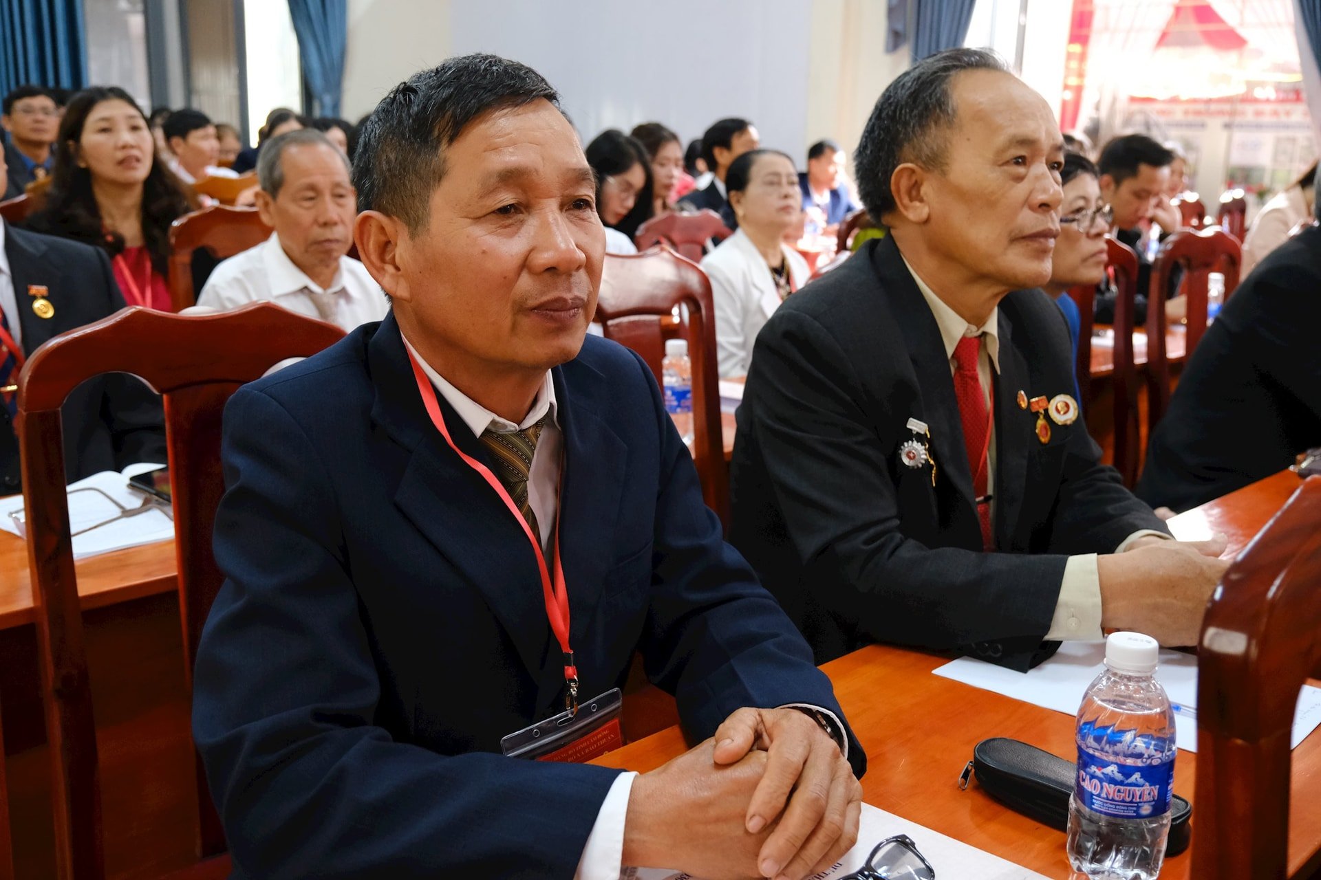 Đại biểu theo dõi, ghi nhận các nội dung tại Đại hội