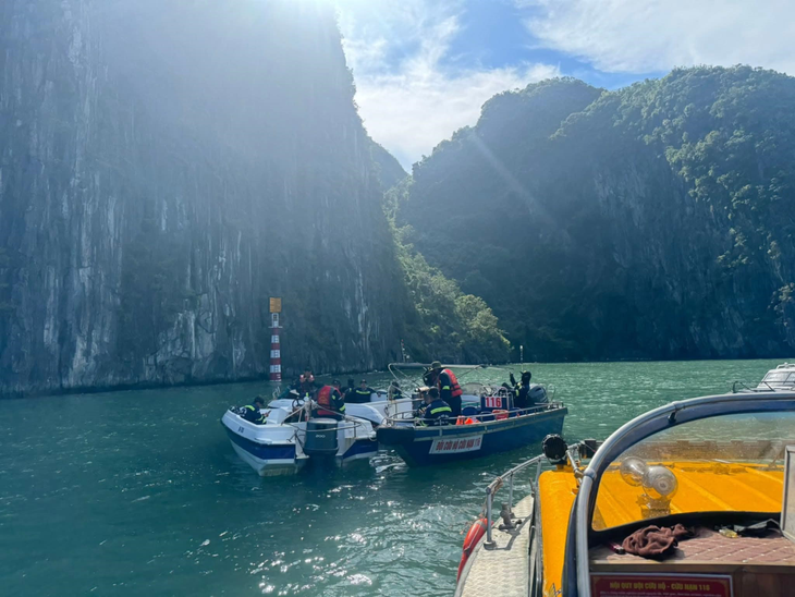 Tìm thấy thi thể nghi nạn nhân cuối cùng vụ lật tàu Vịnh Xanh ở Hạ Long