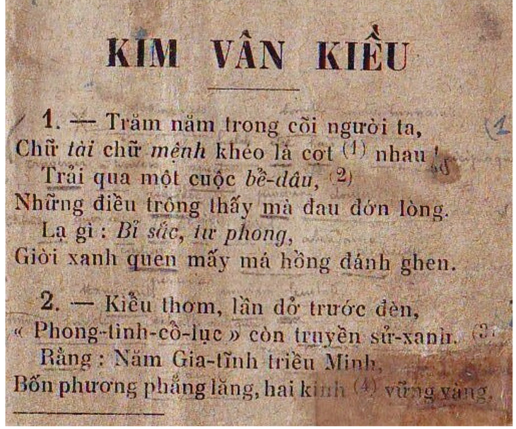 Bàn cả chuyện có dùng dấu chấm, dấu phẩy, viết hoa đầu dòng trong Truyện Kiều - Ảnh 4.