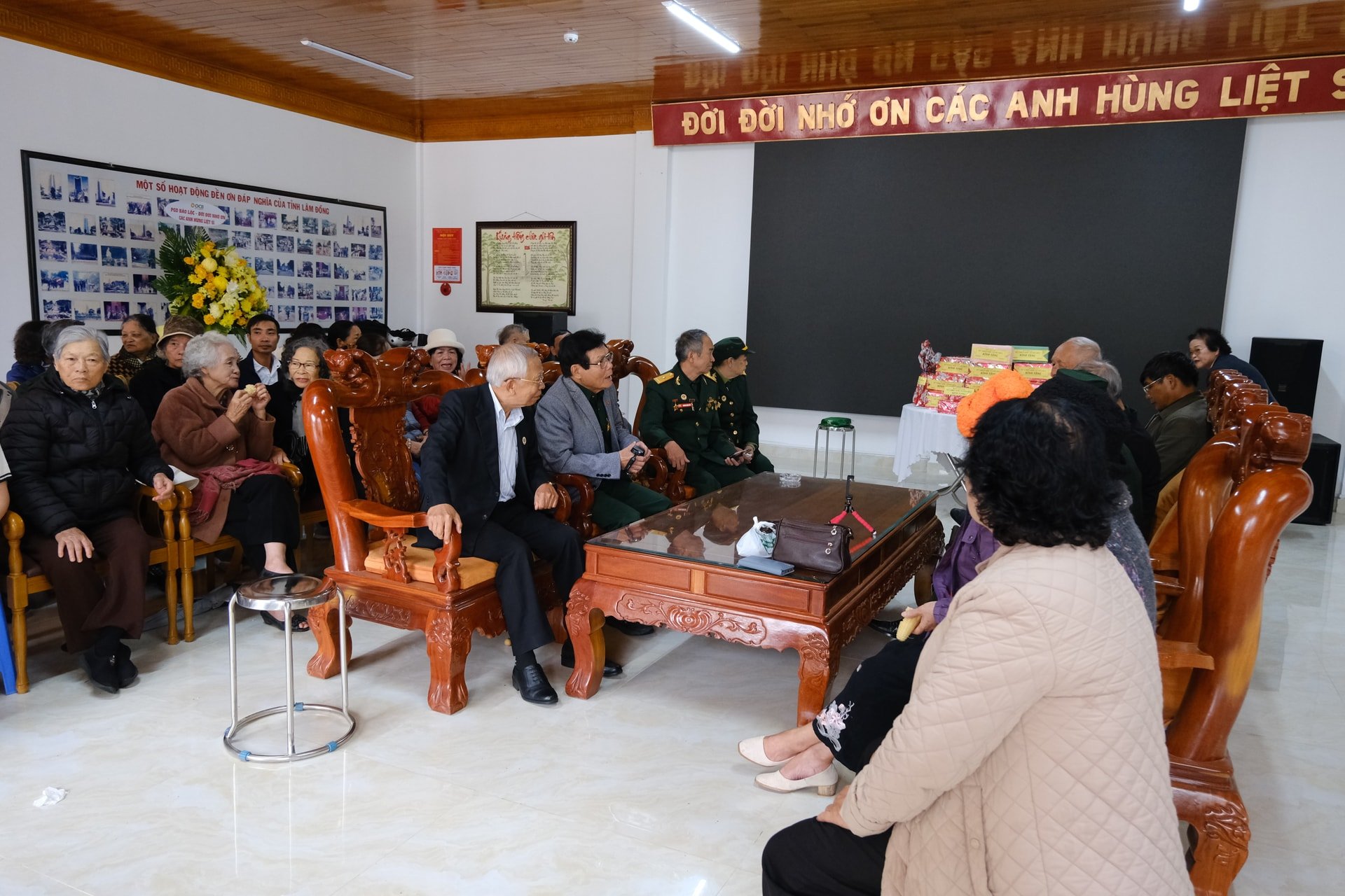 Quang cảnh buổi sinh hoạt truyền thống