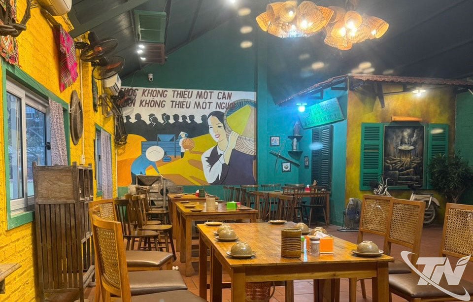 Một góc quán Làng Đông.
