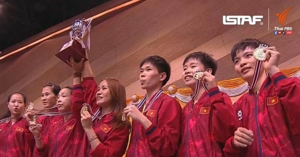 Tuyển cầu mây nữ Việt Nam vô địch thế giới nội dung 4 người