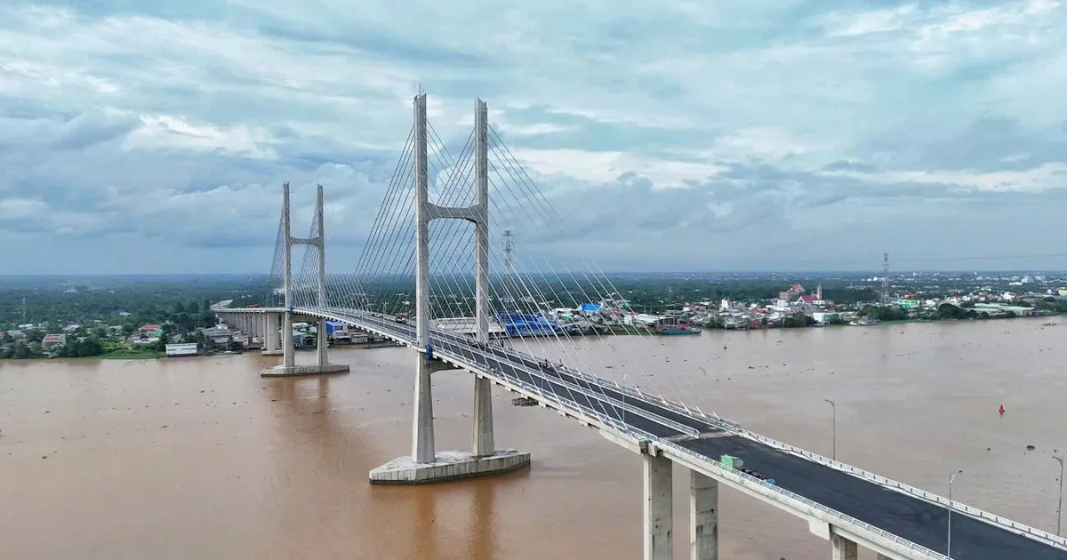 Ngày 31-7, công trình cầu Rạch Miễu 2 sẽ hoàn thành