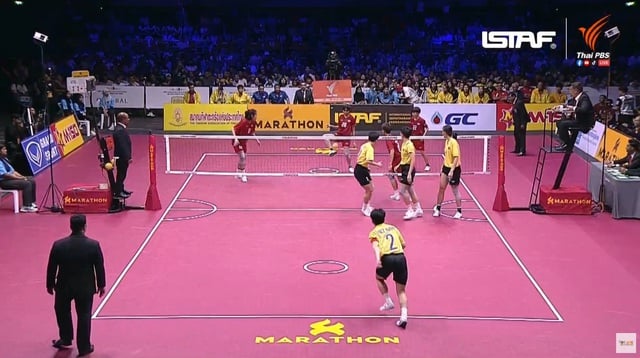 Nóng: Cầu mây nữ Việt Nam ngược dòng ngoạn mục thắng chủ nhà Thái Lan, vô địch thế giới!- Ảnh 2.
